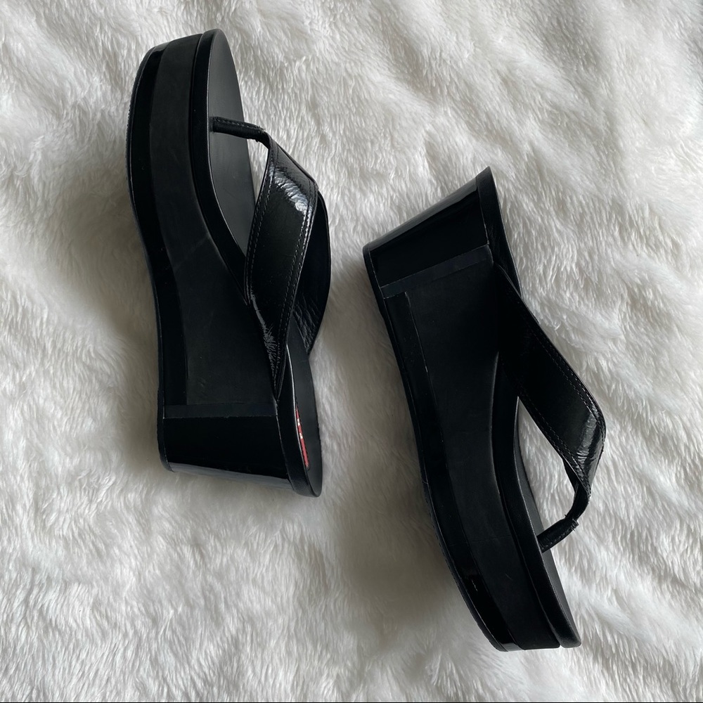 Prada Platform Thong Slides - Picture 5 of 14